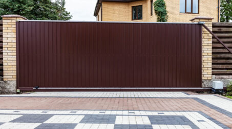 Brown Iron Gate - Big Easy Gates