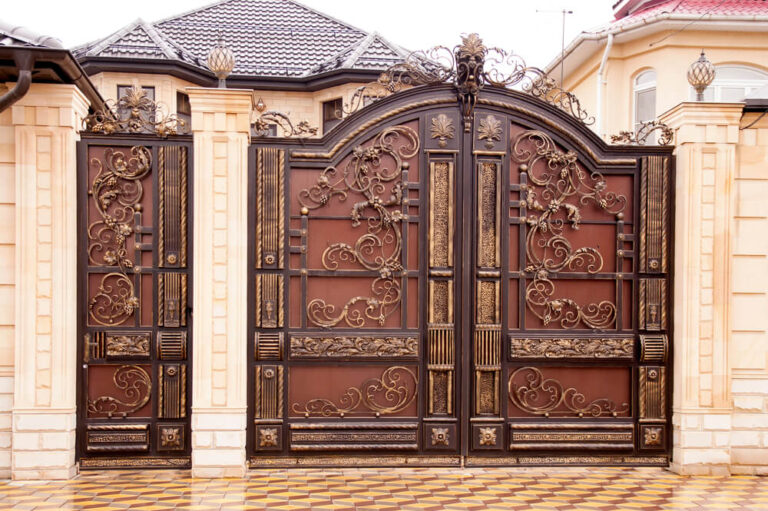 Double Gate Design Ideas in New Orleans Big Easy Gates