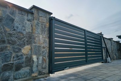 wide automatic sliding gate with remote control- Big Easy Gates